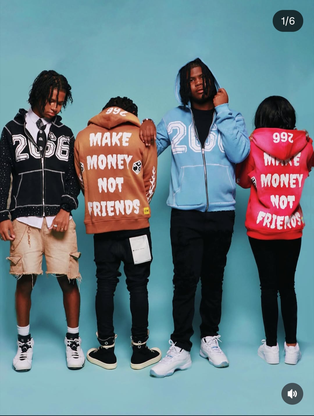 Creative studio portrait for brand content